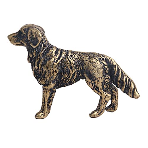TEAMWILL Small Brass Animal Figurine Ornament for Home Decor