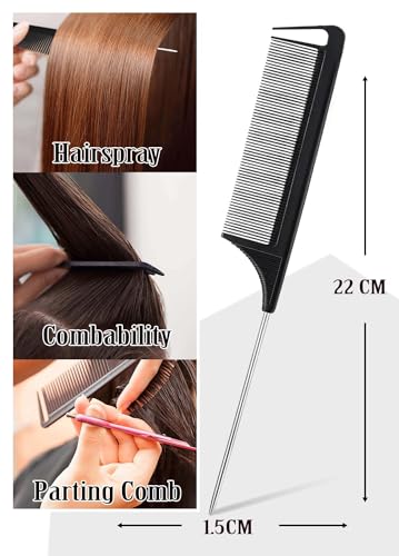 Hair Wax Stick & Edge Brush Set for Flyaways - 4Pcs Styling Kit