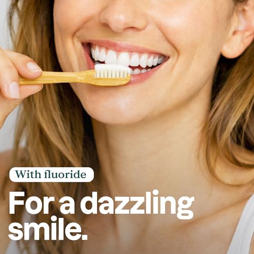 ATTITUDE Hydroxyapatite Toothpaste with Fluoride, Whitening, 4.2 Oz