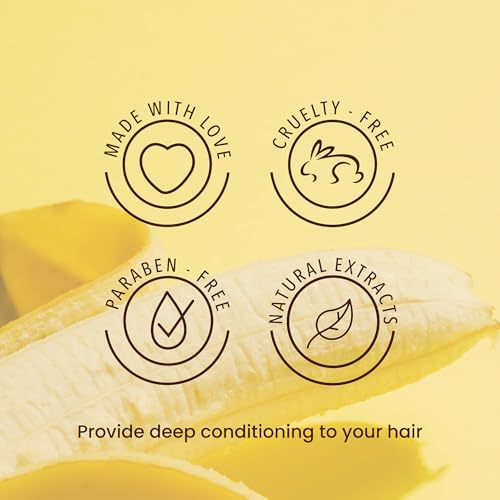ANYELUZ Banana Conditioner for Dry Hair with Olive Oil - 16.9 Fl Oz - Nourishing & Moisturizing