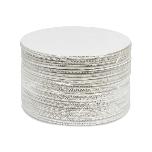 10-Inch Round Cake Boards - 50 Pack Food-Grade Cake Drums
