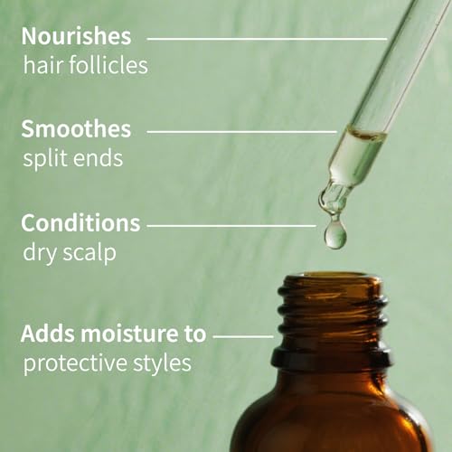 MISIJI Rosemary Oil for Hair Growth & Scalp Care with Massager – Strengthen & Nourish All Hair Types