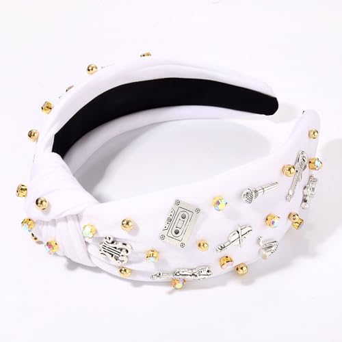 Concert Headband for Women - Jeweled Music Instrument Design