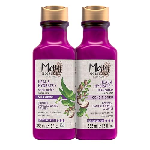Maui Moisture Heal & Hydrate Shea Butter Hair Care Set, 2 Pack