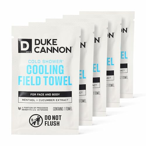 Duke Cannon Cold Shower Cooling Towels - 15 Count Box