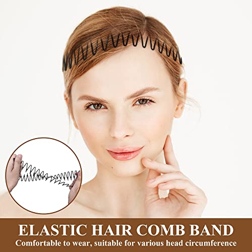 Soft 'N Style Flexible Headbands for Women - 3pc Mix Brown