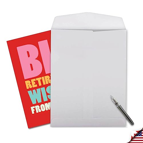 NobleWorks Jumbo Retirement Card for Coworkers - 8.5 x 11 Inch