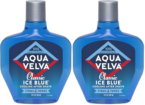 Aqua Velva Classic Ice Blue After Shave, 7 oz - Soothing & Refreshing