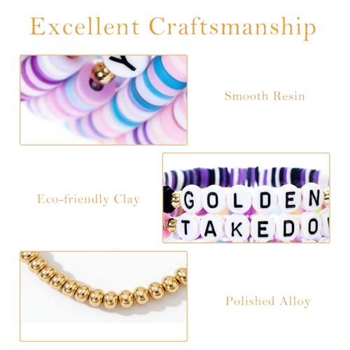 Korea Pop Merch Bracelet Set - 10pcs Concert Gift Pack