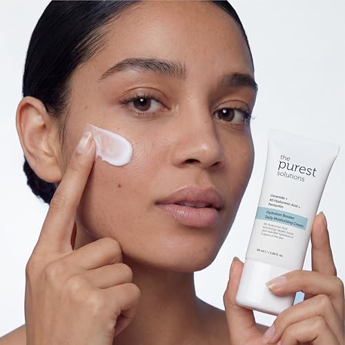 Hydration Booster Daily Moisturizing Cream - Salt Variant with Ceramide & 4D Hyaluronic Acid - 24-Hour Care for All Skin Types