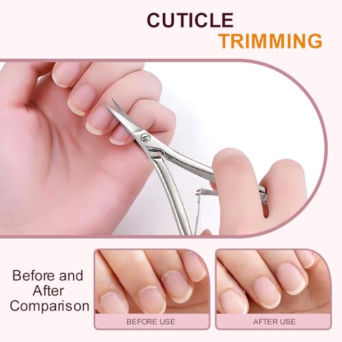 Lukayi Professional Stainless Steel Cuticle Nipper - Precision Trimmer
