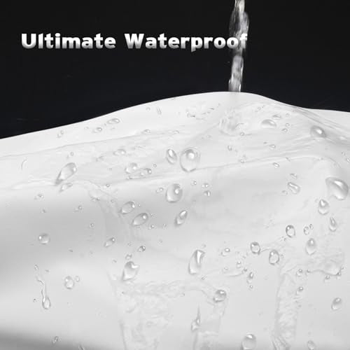 Titanker Waterproof Shower Curtain Liner 72x80 Inches - White