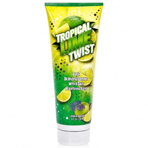 Fiesta Sun Tropical Lime Twist Bronzer - Natural, Brightening & Moisturizing 8 oz.