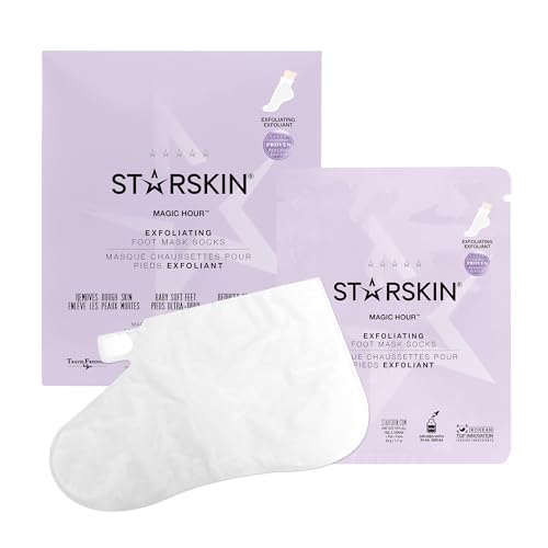 STARSKIN Magic Hour Exfoliating Foot Mask, K-Beauty Callus Remover