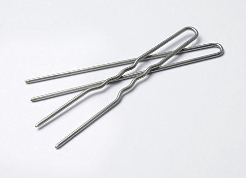 Amish Valley Heavy Duty Stainless Steel Hairpins 36 Pack - Silver, 3 Inch, Snag-Free, Handmade