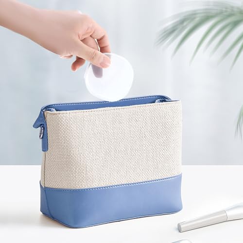 Travel Cotton Pad Holder - 4Pcs Portable Cosmetic Dispenser