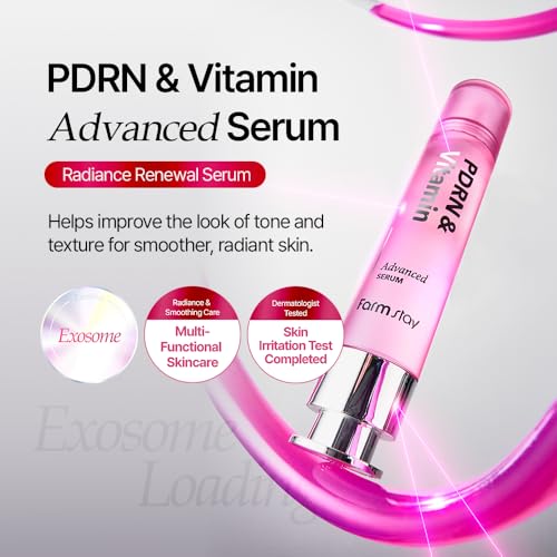 FARMSTAY PDRN & Vitamin Serum - Hydrating Glow Boosting Formula