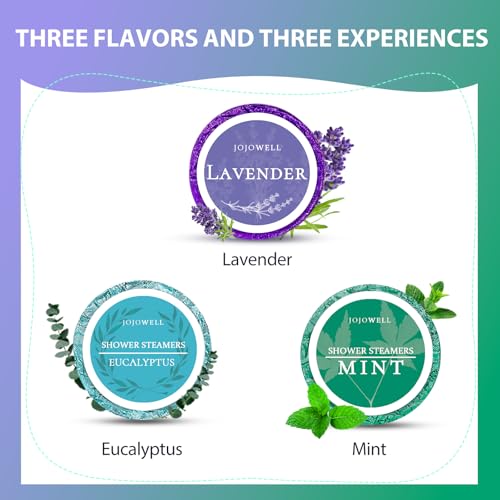 JoJowell Shower Steamers 12-Pack, Aromatherapy Shower Bombs Gift Set