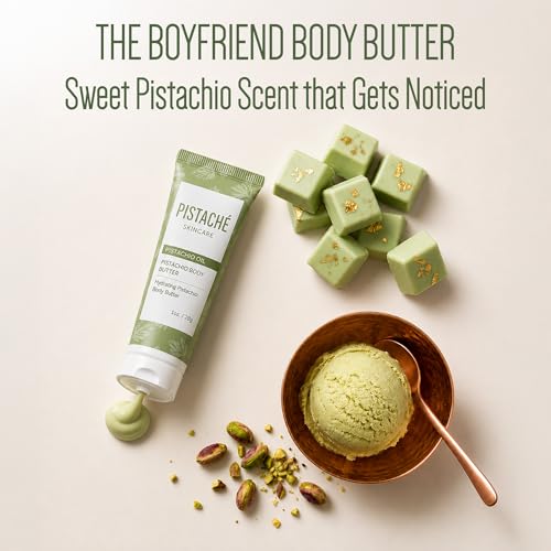Pistachio Oil Body Butter Trio Travel Set | Pistaché Skincare Moisturizing Cream