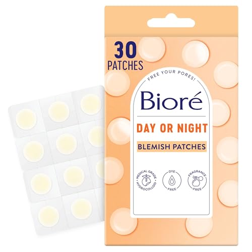 Bioré Hydrocolloid Blemish Patches - Ultra-Thin Spot Treatment, 30 Ct