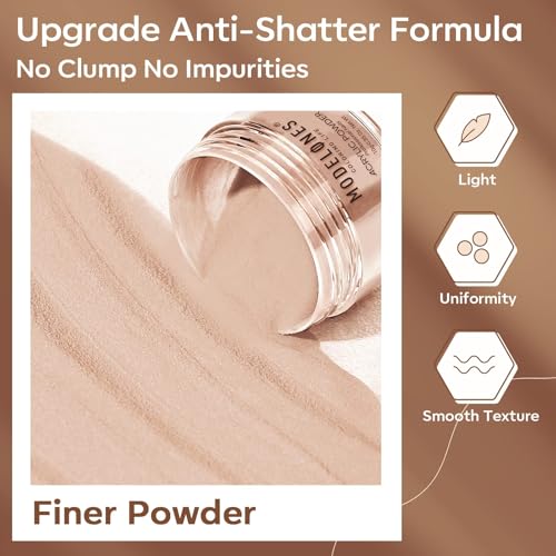 Modelones Nude Chocolate Acrylic Powder Set - C2 Going Nude (6 Colors)
