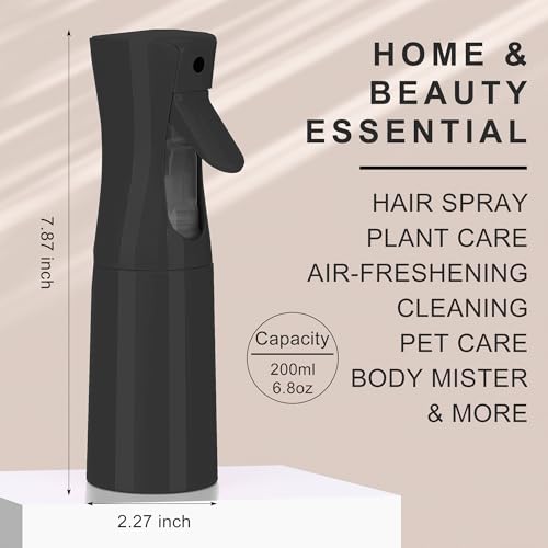 Continuous Spray Bottle for Hair, Skin & Plant Care - 6.8OZ