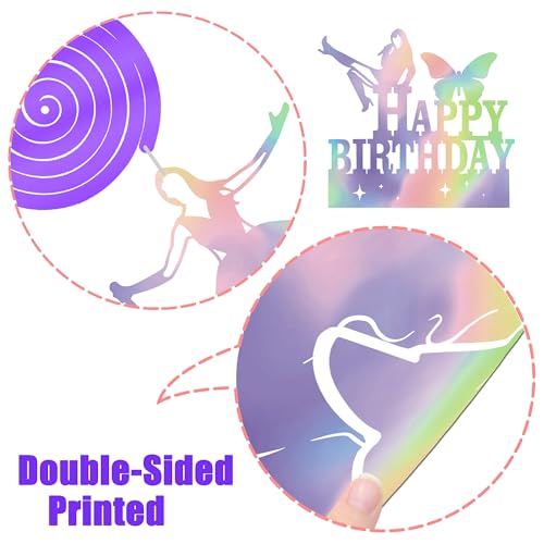 20pcs Holographic Singer Hanging Swirls for Music Parties