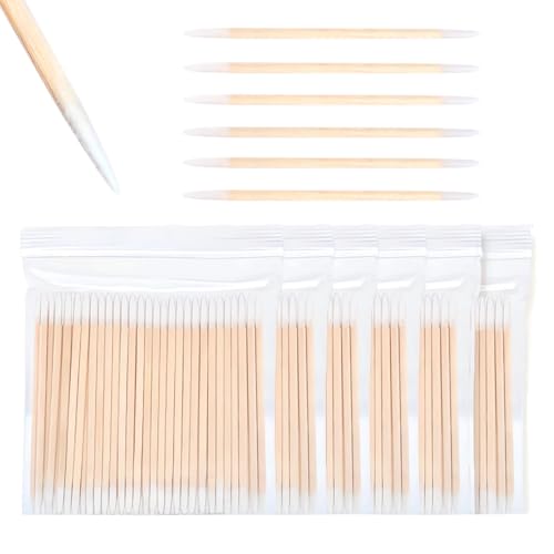 600PCS Microblading Cotton Swabs - Precision Tip Applicators