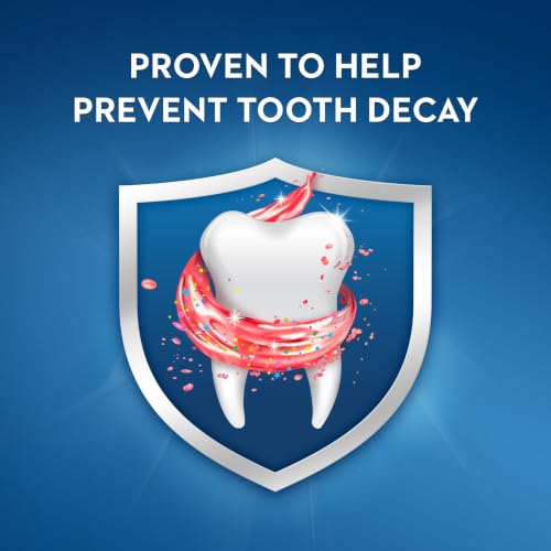 Crest Kids Cavity Protection Toothpaste Sparkle Fun 4.6oz Triple Pack - Kid-Friendly Fluoride Toothpaste