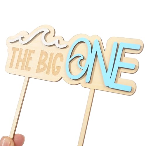Beach Theme 1st Birthday Cake Topper - Surfer Decoration