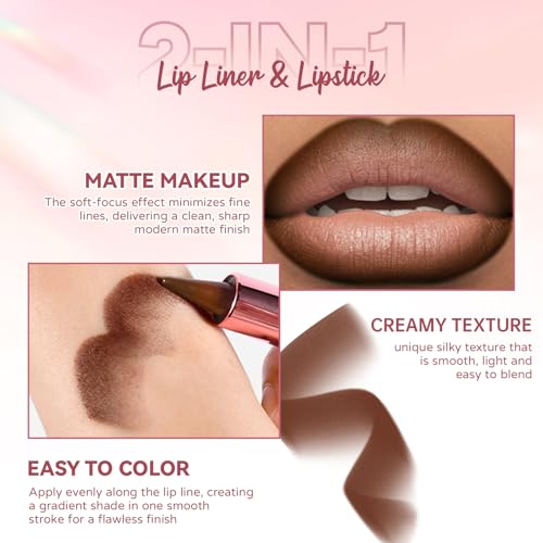 Noerrors Berry Lip Kit – Gradient Lip Liner & Gloss Duo