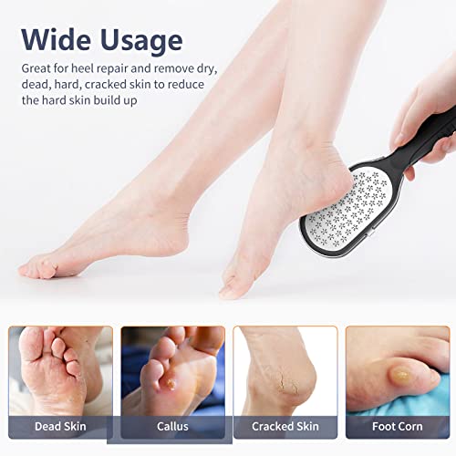 Stainless Steel Foot File & Callus Remover for Smooth Feet
