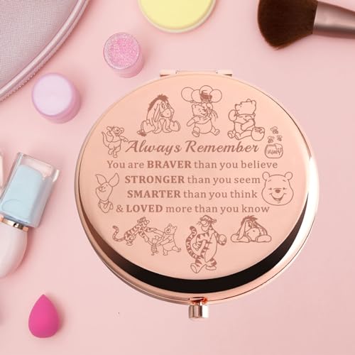 KEYCHIN Bear-RG Honey Bear Compact Pocket Mirror - Makeup Tool