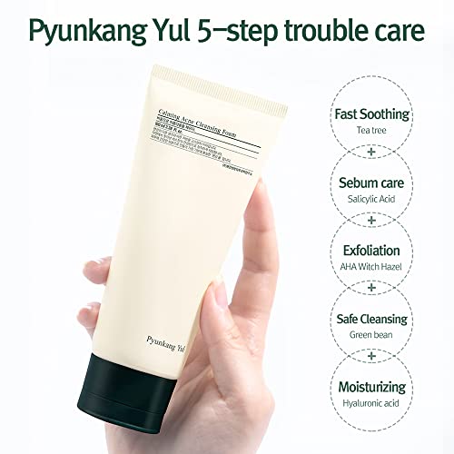 Pyunkang Yul Calming Cleansing Foam with AHA & Witch Hazel - 3.38 Fl. oz