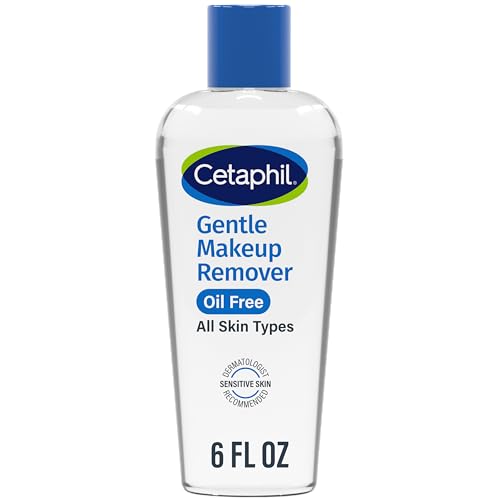 Cetaphil Gentle Oil-Free Makeup Remover for Sensitive Skin, 6 Fl Oz