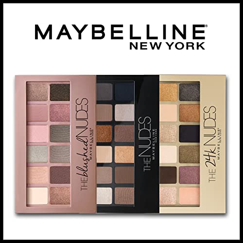 Maybelline Blushed Nudes Eyeshadow Palette - 12 Pigmented Shades