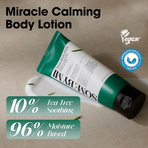 SOME BY MI Miracle Calming Body Lotion 6.76 oz - Exfoliating Moisturizer with AHA, BHA, PHA & Salicylic Acid