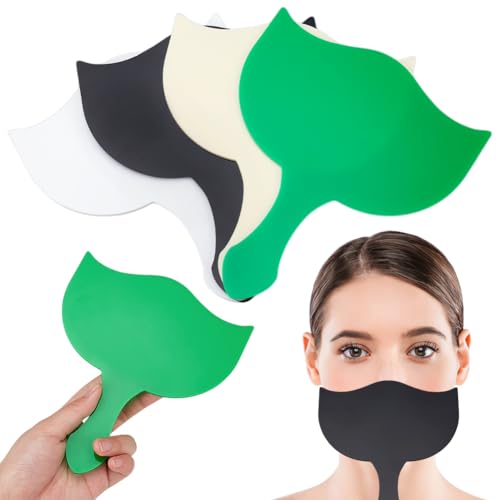 Acrylic Lash Tech Photo Prop - 4 Pcs in 4 Colors, 5.9x6.9in