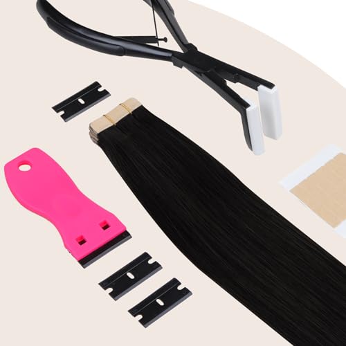 WENNALIFE Tape-in Extension Adhesive Remover Kit with Scraper & Blades