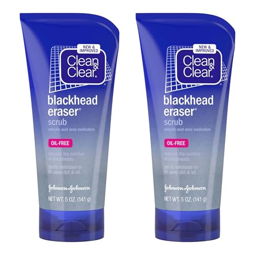 Clean & Clear Blackhead Eraser Facial Scrub with 2% Salicylic Acid, 5 oz