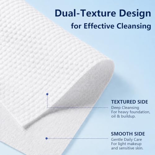 Apenkes Disposable Face Towels, 100 Count, Ultra Soft Facial Wipes