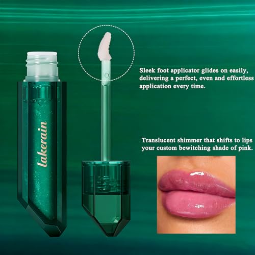 SHEEYOON Color Changing Lip Oil - PH Activated Gloss for Personalized Pink Tint