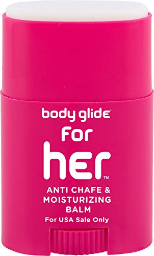 Body Glide For Her Anti Chafe Balm 0.8oz & Outdoor Anti Friction Stick 1.5oz Set