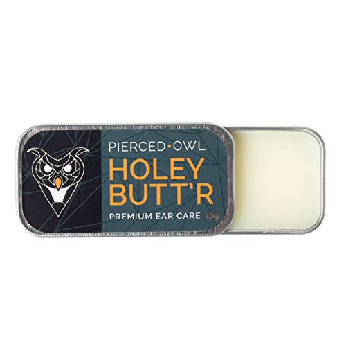 Holey Butt'r Ear Stretching Balm - Vegan Lobe Lubricant for Gauging, 10g