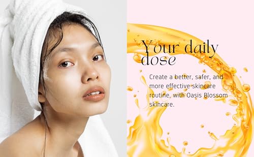 Oasis Blossom USDA Organic Rosehip Oil - Pure Cold Pressed Face & Hair Oil
