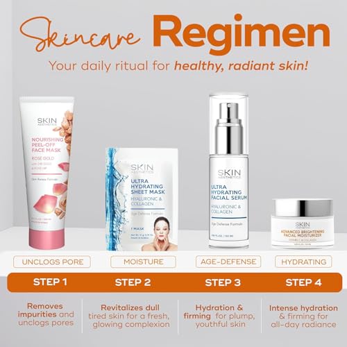 Skin Aesthetics Vitamin C & Collagen Face Moisturizer Duo Pack