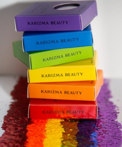KARIZMA Love is Love Chunky Face Glitter Set - 6x10g Rainbow Sparkles