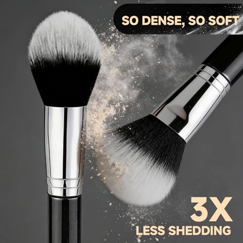 CLRDZN 19-Piece Professional Makeup Brush Set with Travel Case