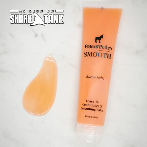 Pete & Pedro Smooth Leave-In Conditioner 4 oz | Nourishing Moisture & Frizz Control