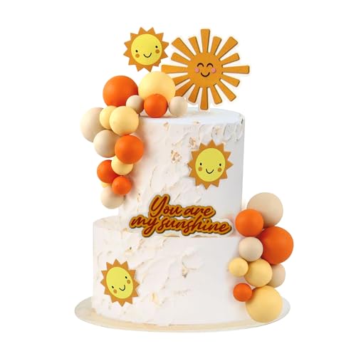 Ercadio 38-Pack Multicolor Cake Toppers for Birthday Parties
